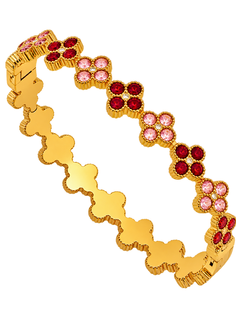 Bracelet Jonc Trèfle 🍀✨