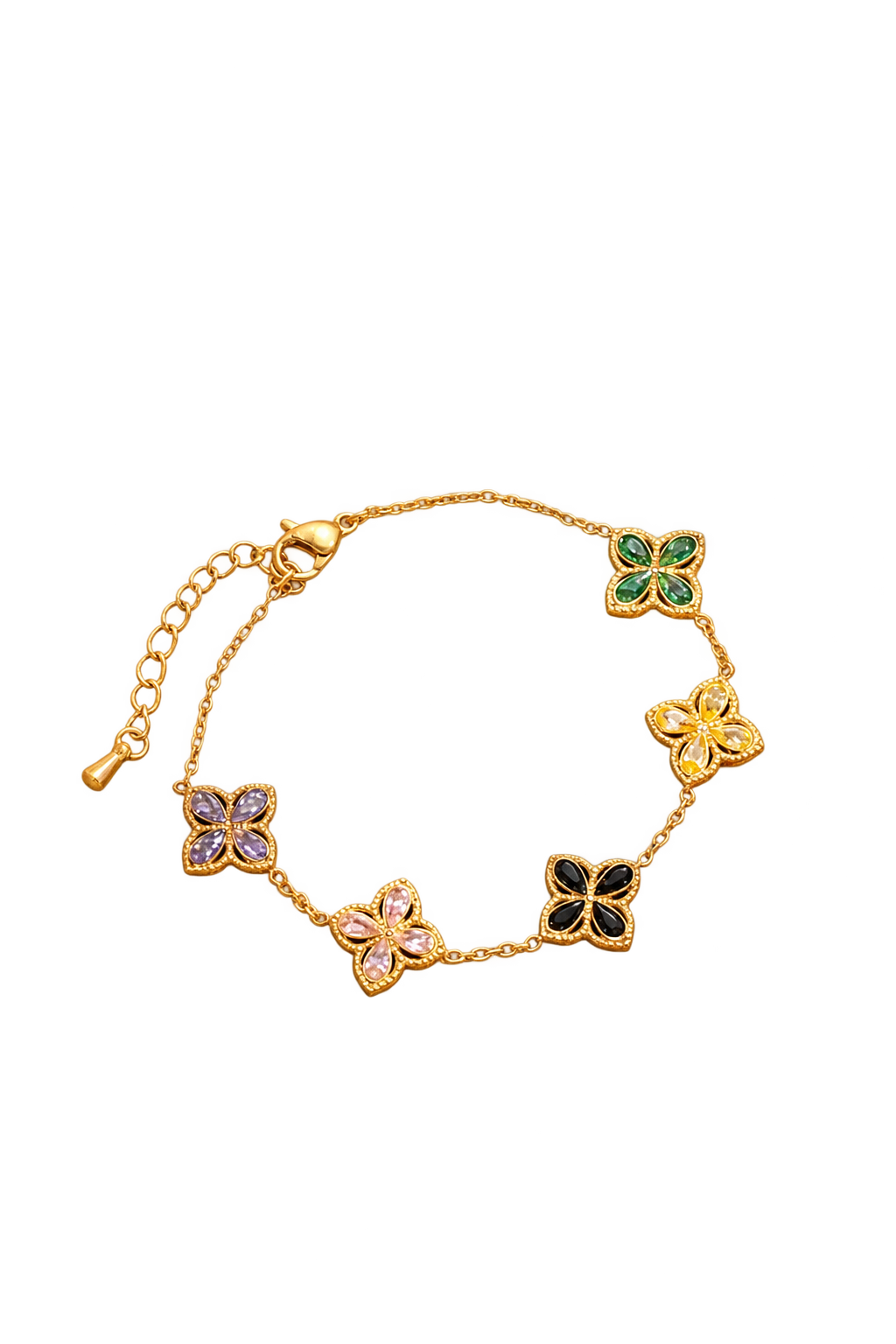 Bracelet Fleurs Colorées Helena 🌸