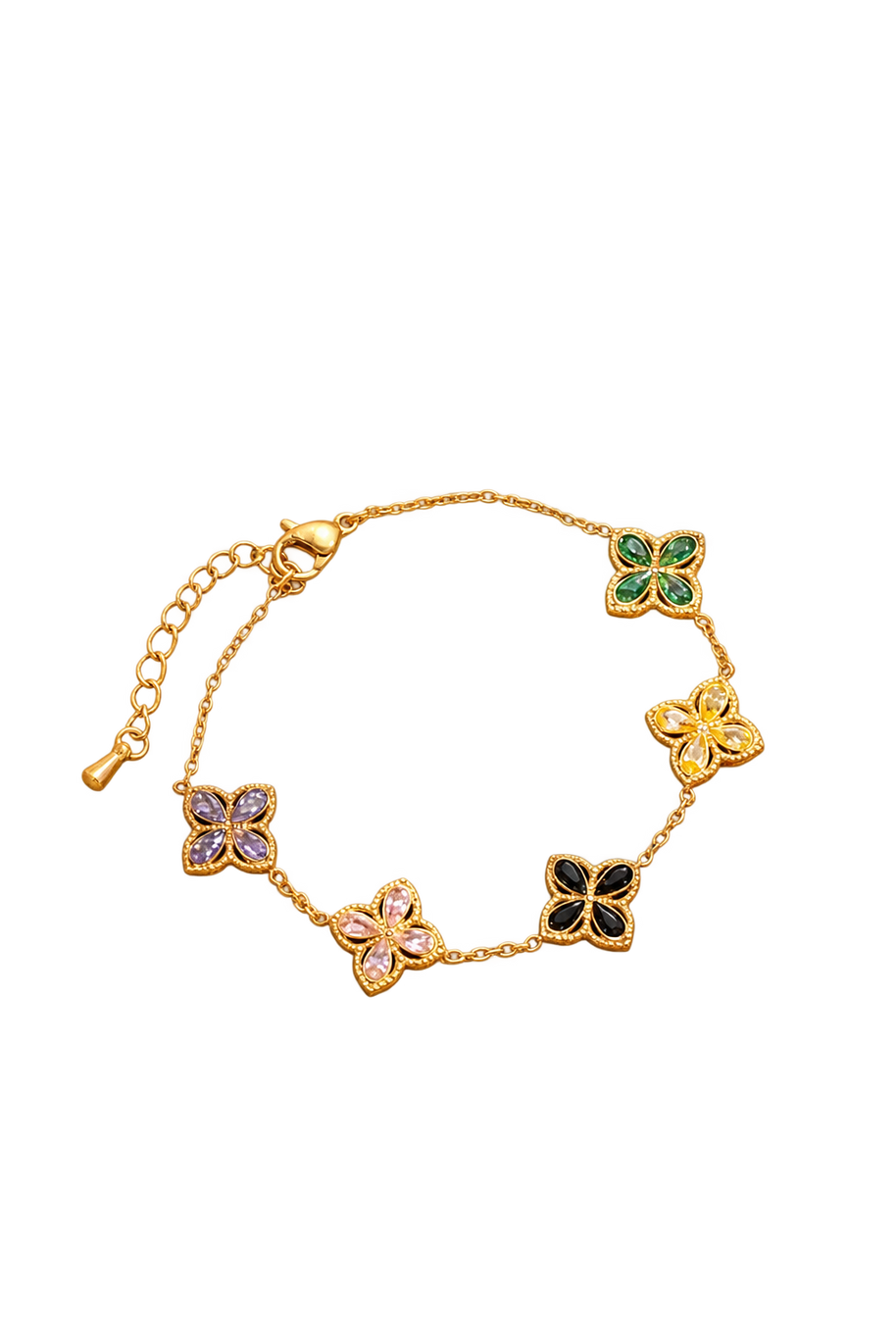 Bracelet Fleurs Colorées Helena 🌸