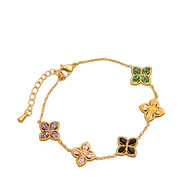 Bracelet Fleurs Colorées Helena 🌸