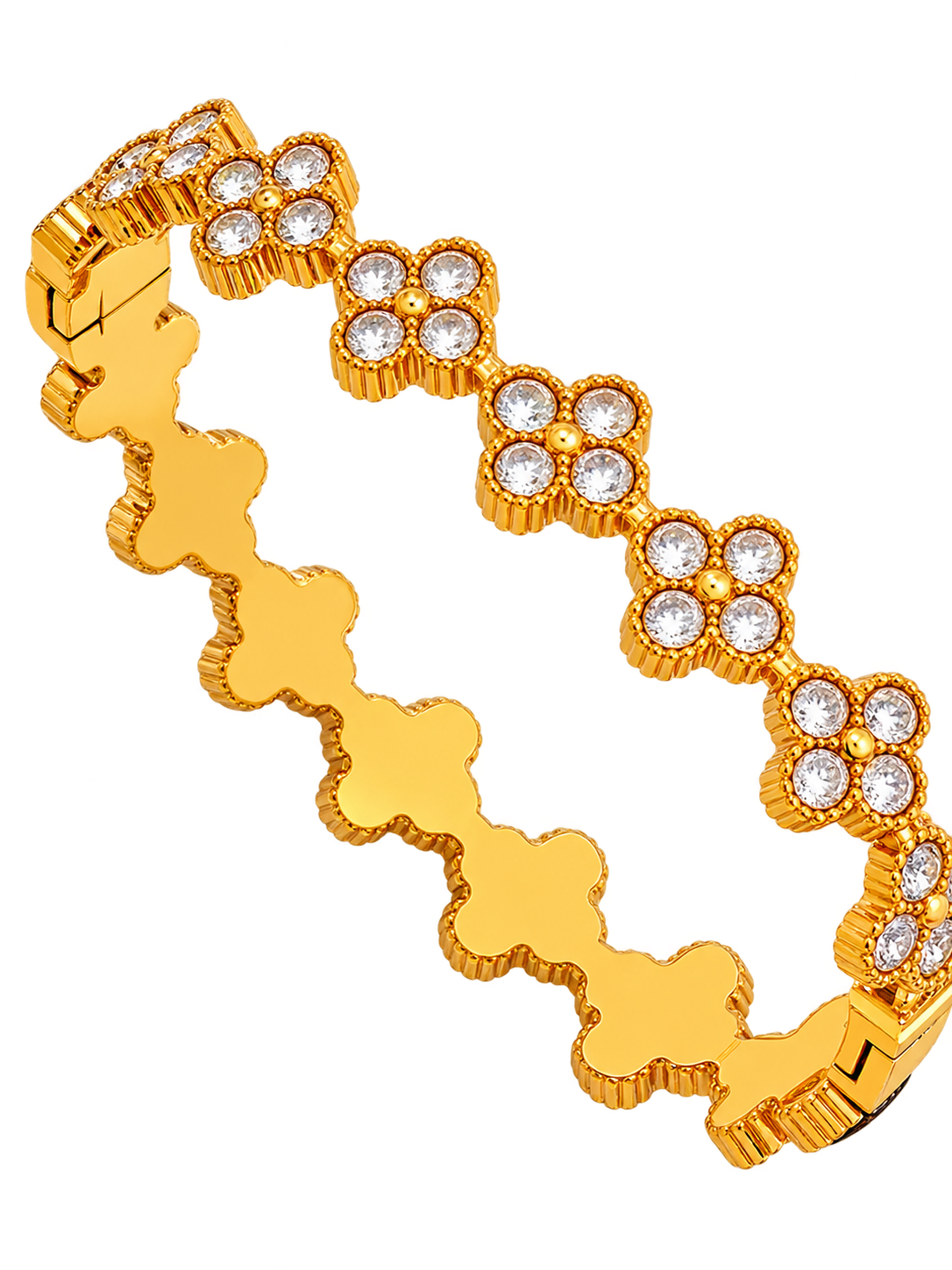 Bracelet Jonc Trèfle 🍀✨