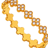 Bracelet Jonc Trèfle 🍀✨