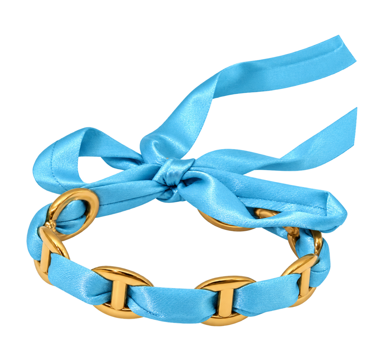 Bracelet Jonc Tissu Satiné ✨