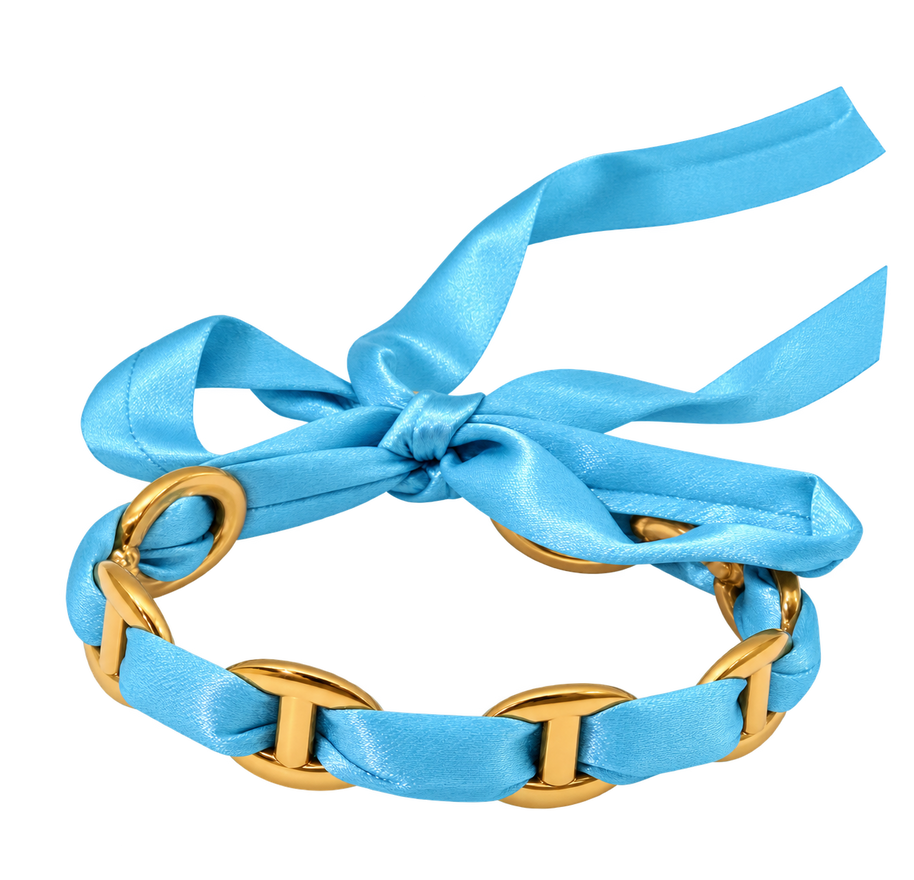 Bracelet Jonc Tissu Satiné ✨