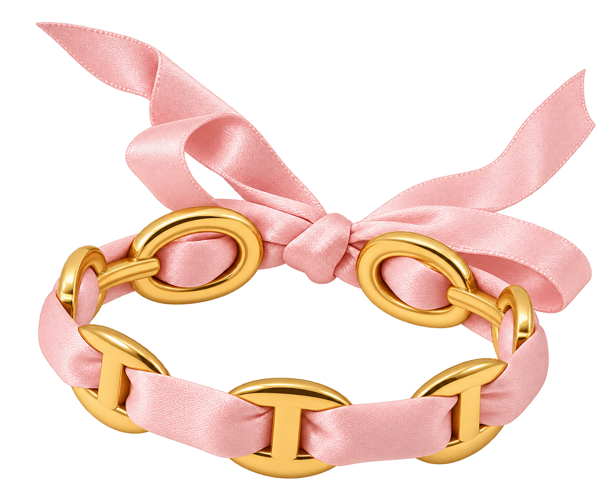 Bracelet Jonc Tissu Satiné ✨