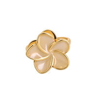 Bague Anti-Stress Fleur Émaillée 🌸✨