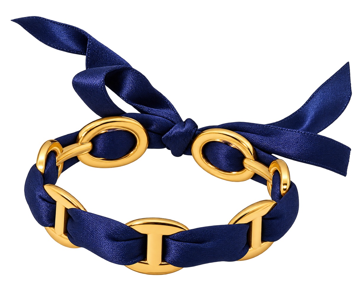 Bracelet Jonc Tissu Satiné ✨