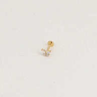 Piercing Titane Papillon Cristal 🦋✨