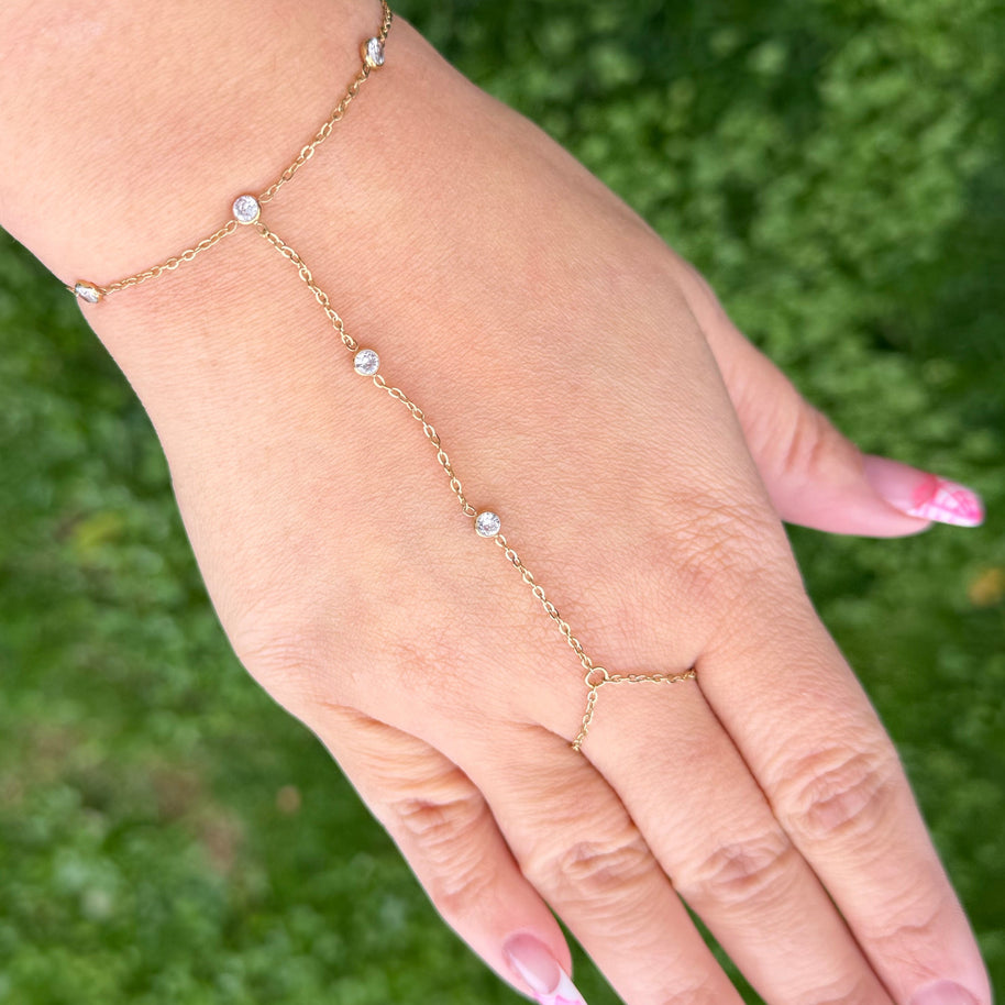 Bracelet Chaîne de Main Arielle ✨
