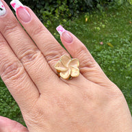 Bague Anti-Stress Fleur Émaillée 🌸✨