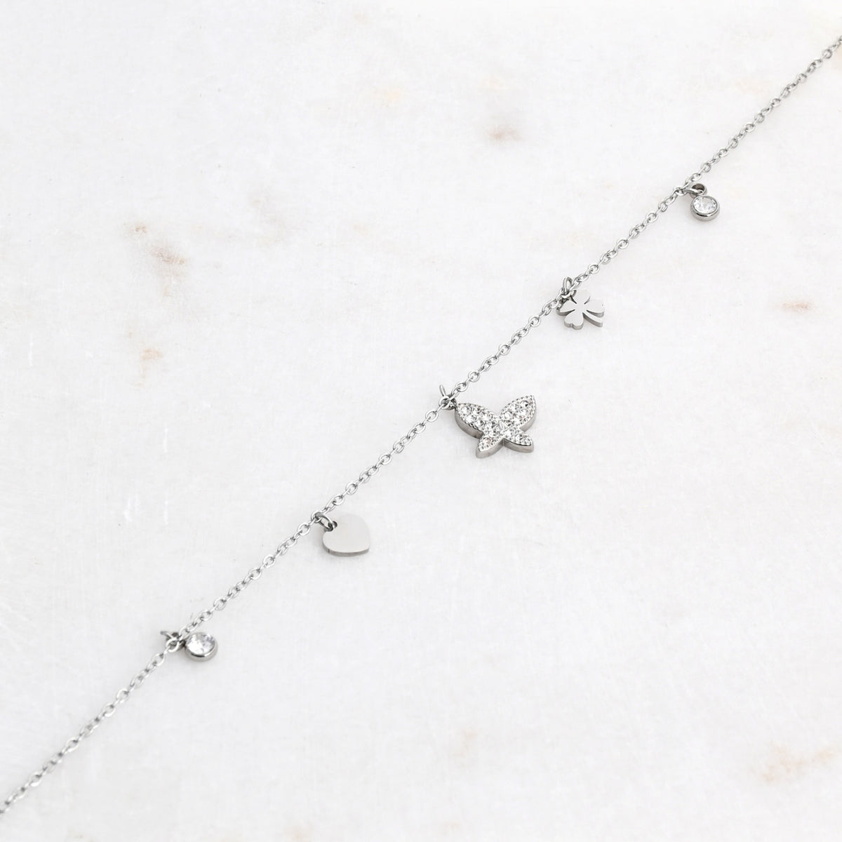 Chaine de cheville Papillon