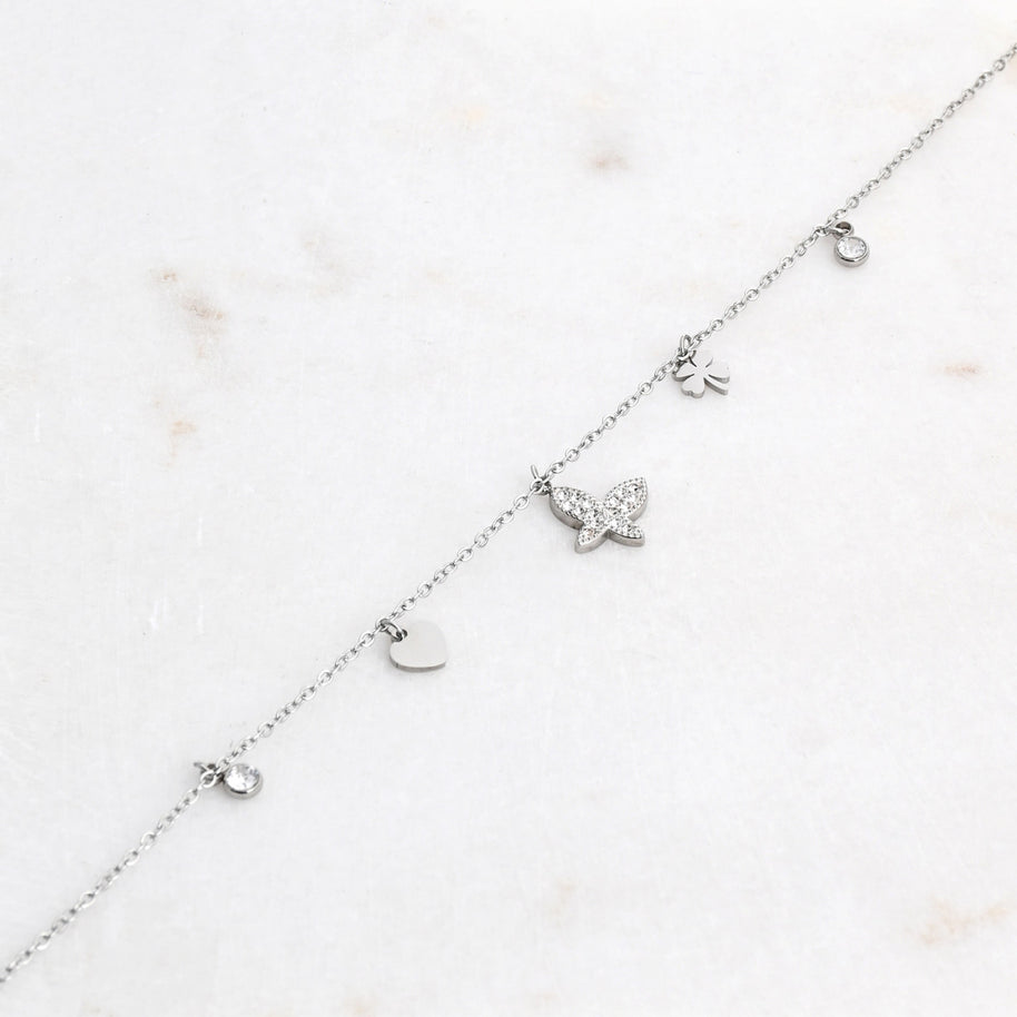 Chaine de cheville Papillon