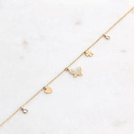 Chaine de cheville Papillon
