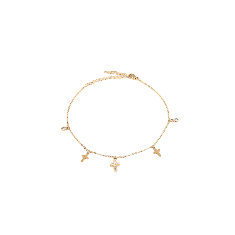 Chaine de cheville Croix
