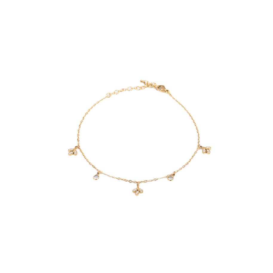 Chaine de cheville Feuilles