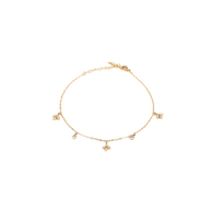 Chaine de cheville Feuilles